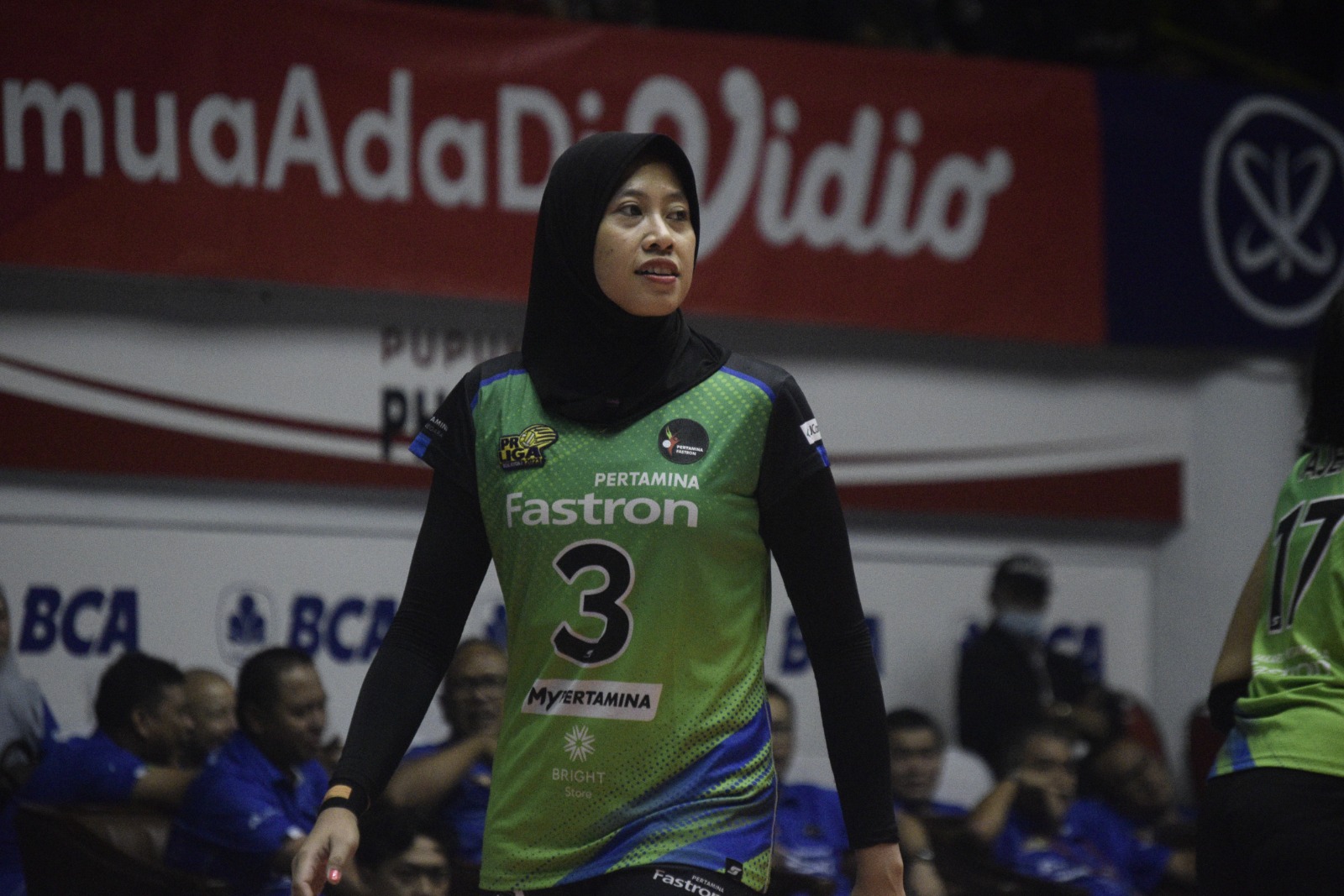 Megawati Hangestri Pertiwi saat membela Jakarta Pertamina Fashion di ProLiga 2023. (M.AINULBUDI/RJ)
