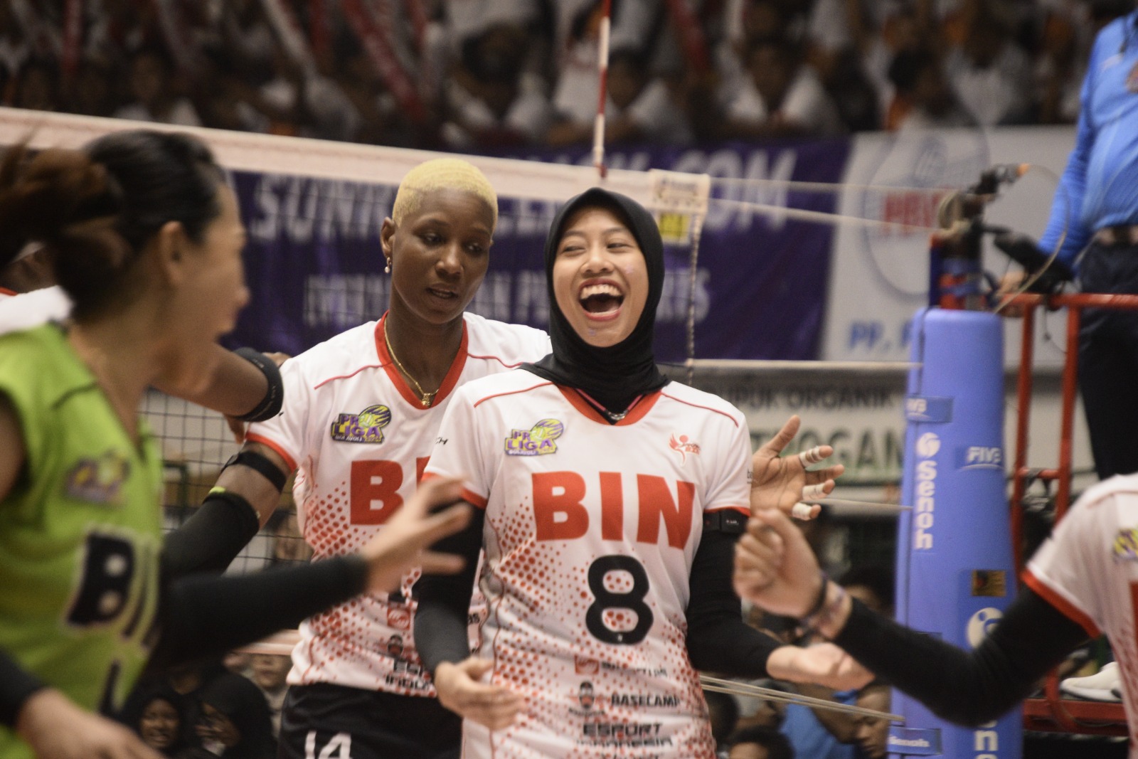 KEMBALI KE PROLIGA: Megawati Hangestri ketika membela BIN musim lalu di Proliga. (DOK RADAR JEMBER)