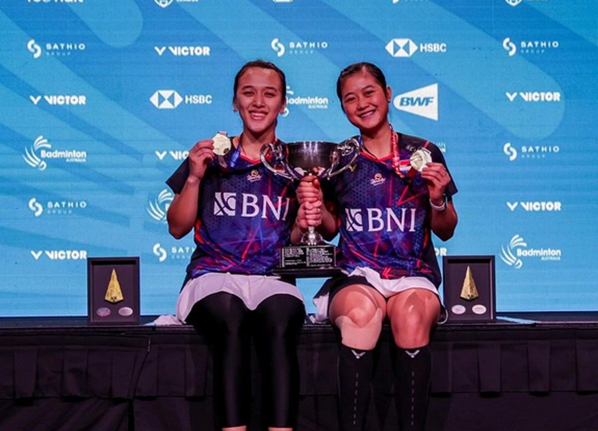 Febriana Dwipuji Kusuma/Amalia Cahaya Pratiwi kala berlaga. (Foto: PBSI)