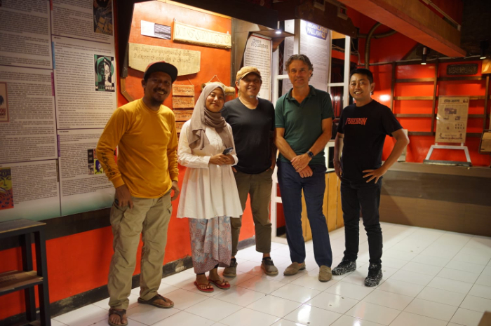 KREATIF: Museum Huruf di Jalan Bengawan Solo, Kelurahan/Kecamatan Sumbersari, ini menjadi rujukan dunia pendidikan hingga mancanegara. YULIO FA/RADAR JEMBER