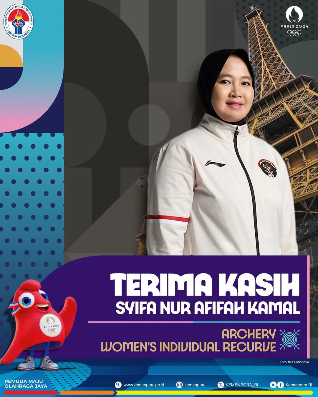 Sumber Foto: Akun Instagram resmi Kementerian Pemuda dan Olahraga