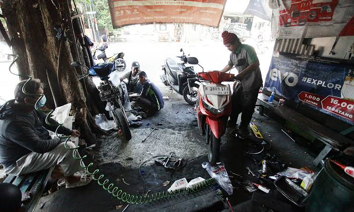 Proses perbaikan motor