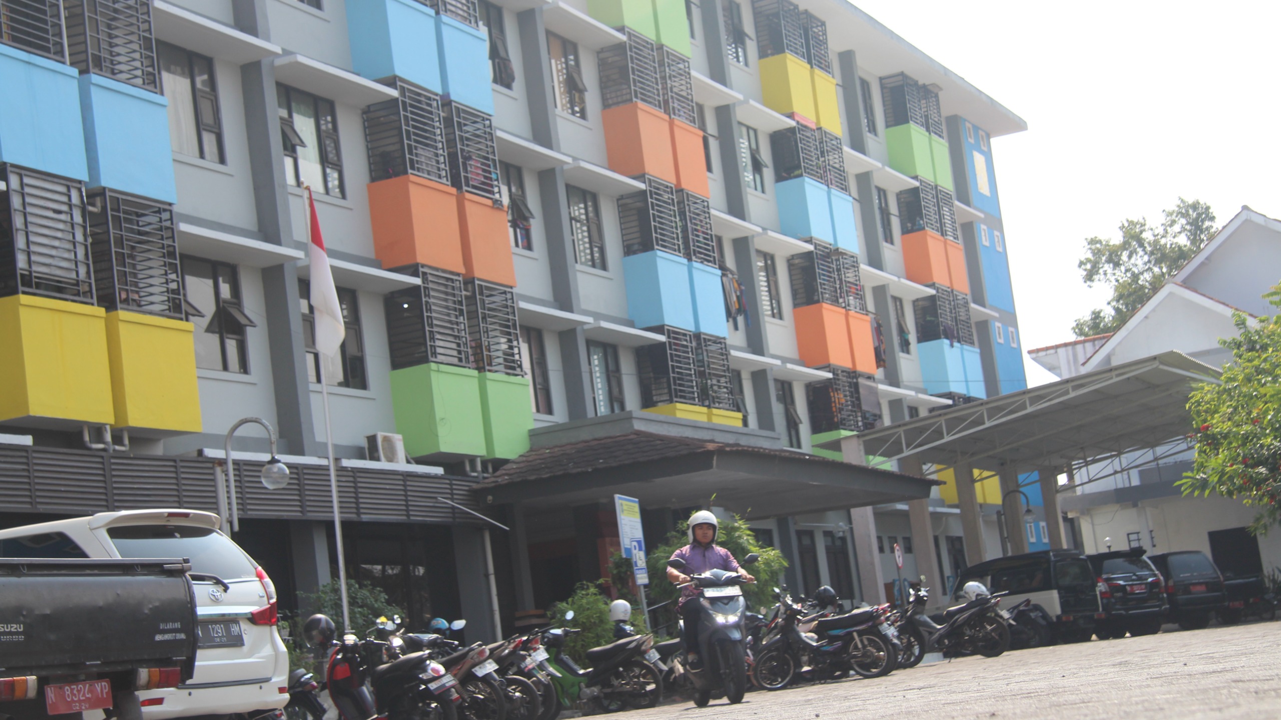 LAYAK HUNI: Rusunawa Lumajang menjadi salah satu contoh kawasan baik yang layak untuk dihuni masyarakat. (MUHAMMAD HASBI/RAME)