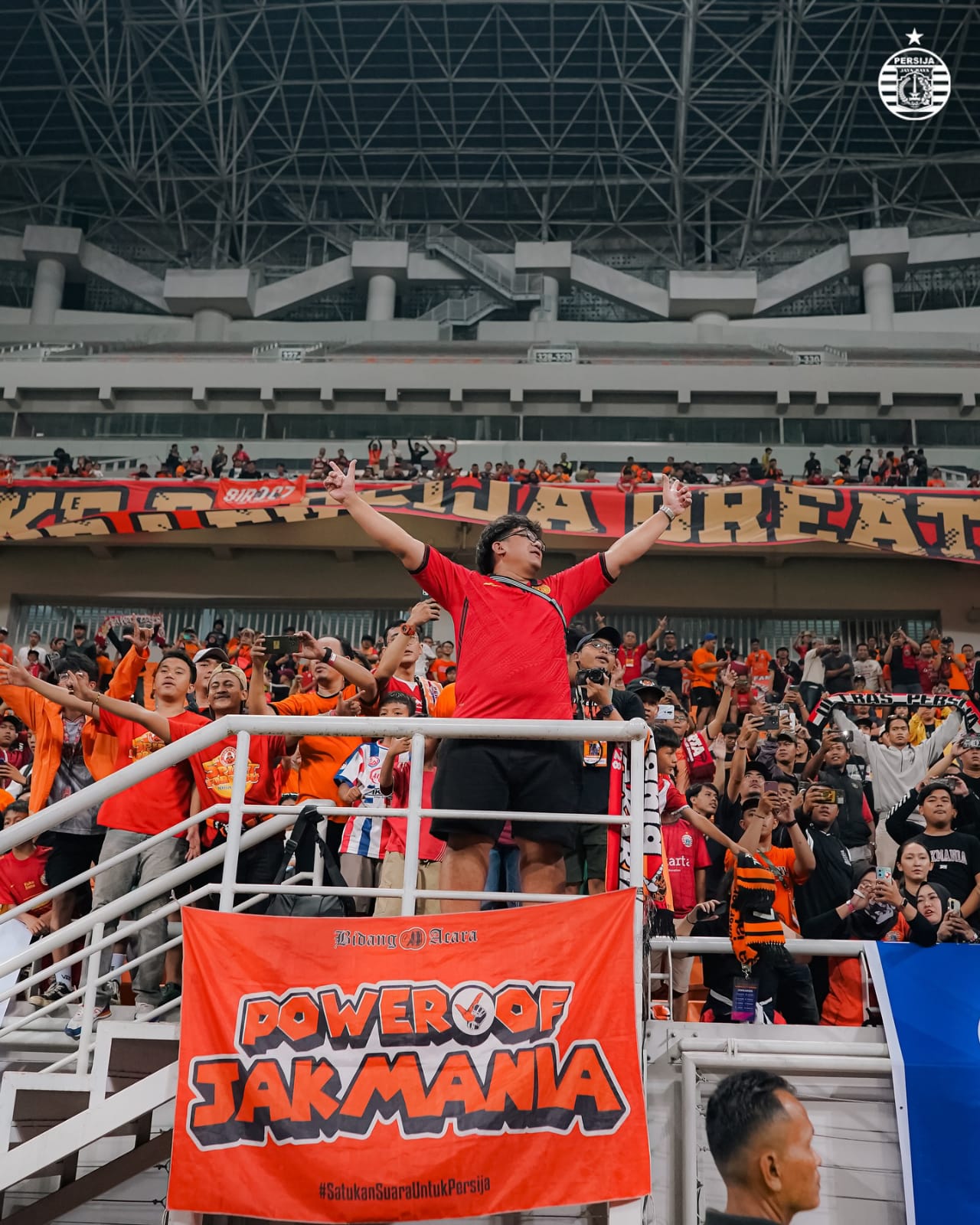 Foto: Persija jadi klub dengan rata-rata penonton terbanyak di Indonesia (Sumber: Instagram resmi @persija)