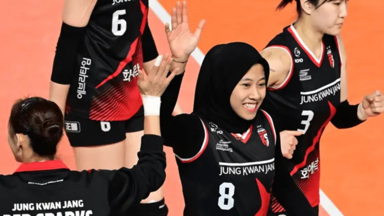 Foto: Megawati Hangestri (Sumber: Red Sparks)