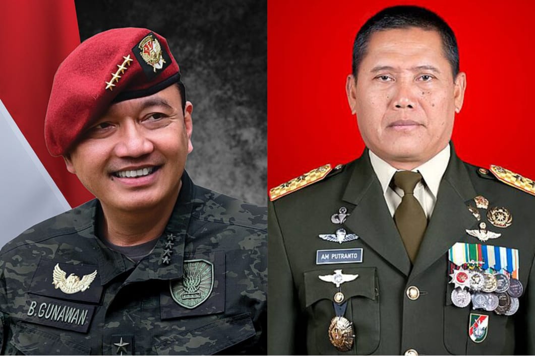 Foto: Kolase, Jenderal Pol (Purn) Budi Gunawan (Kiri), Letjen TNI (Purn) Anto Mukti Putranto (Kanan) (Sumber: Wikipedia)