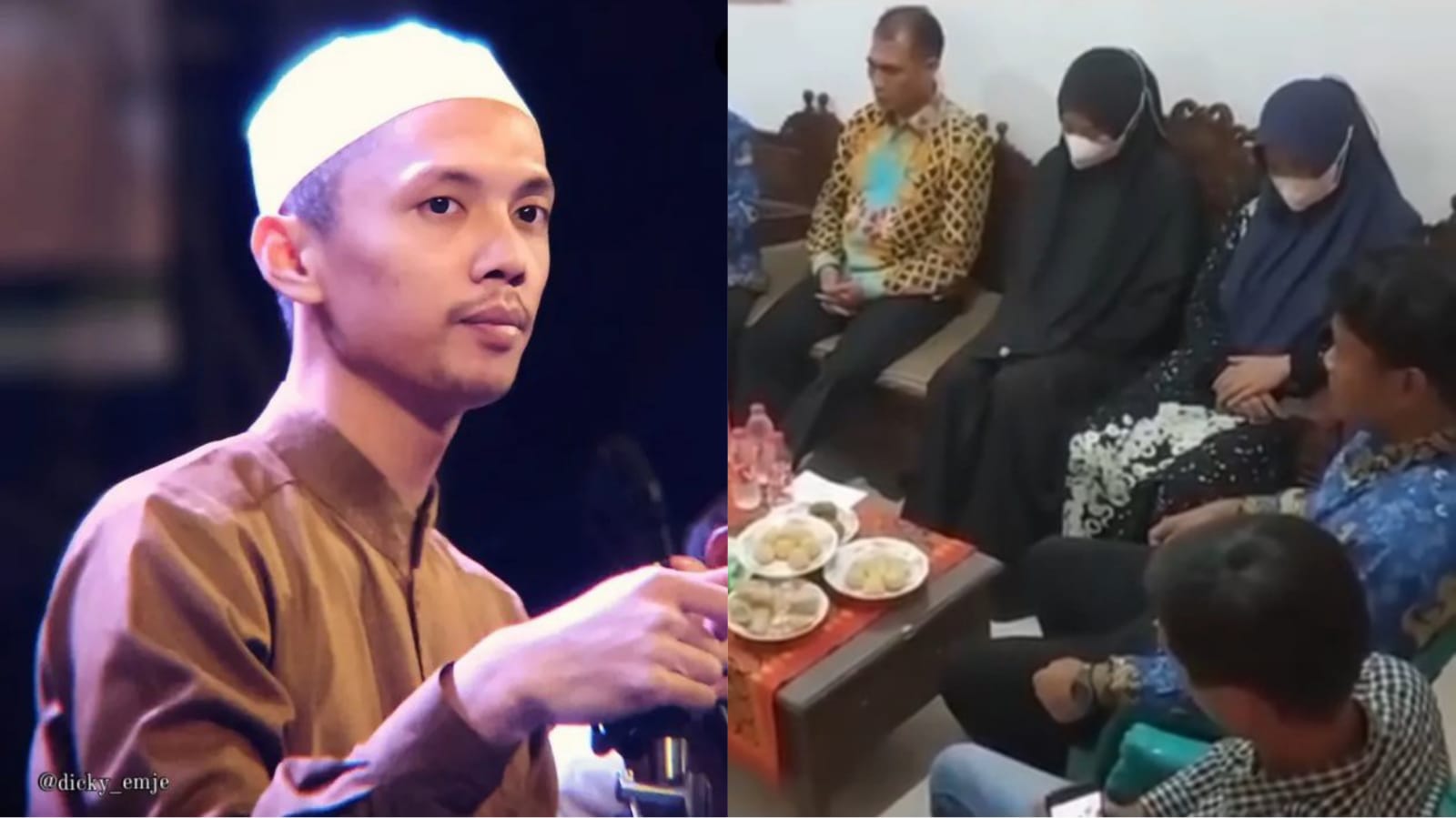 Foto: Viral video Habib Nizar digrebek dengan istri orang (Sumber: X @satria_gigin)