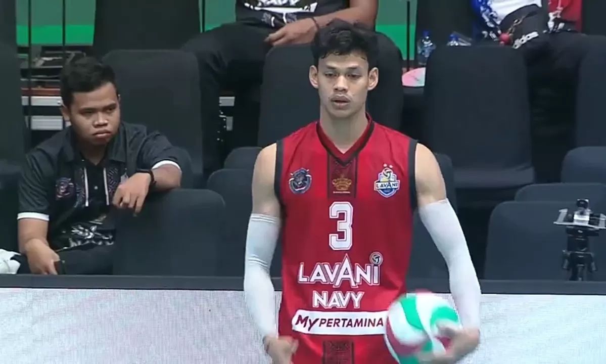 Salah Satu Pemain LavAny Navy Livoli Divisi Utama 2024.  Sumber: moji