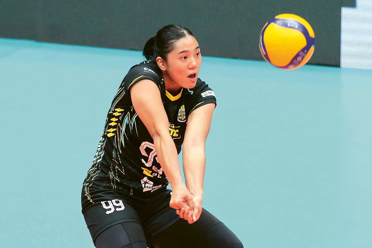 Foto: Nurlaili Kusumah pada final Proliga 2024 (Sumber: Jawa Pos)