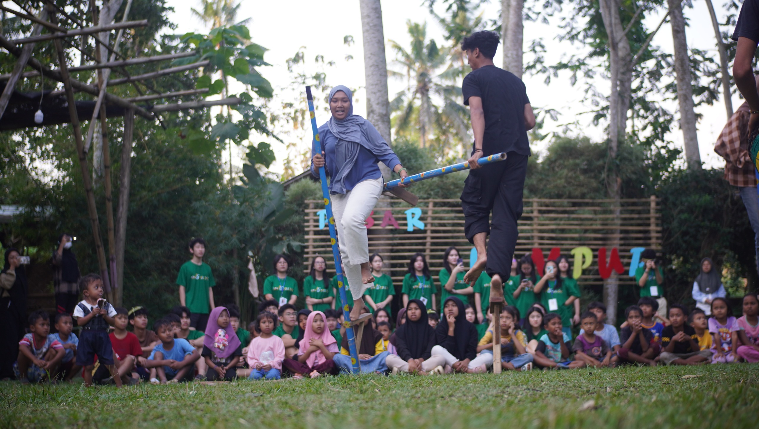 SURGA TERSEMBUNYI: Tanoker Ledokombo menawarkan berbagai aktivitas bermain yang tak hanya seru, namun juga mengedukasi