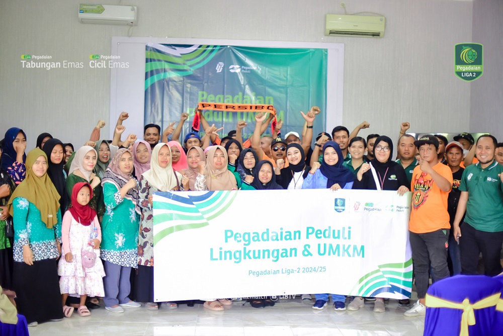 PEDULI UMKM: Puluhan pelaku UMKM di Bojonegoro dengan antusias mengikuti pelatihan dari PT. Pegadaian. (DOK LIB)