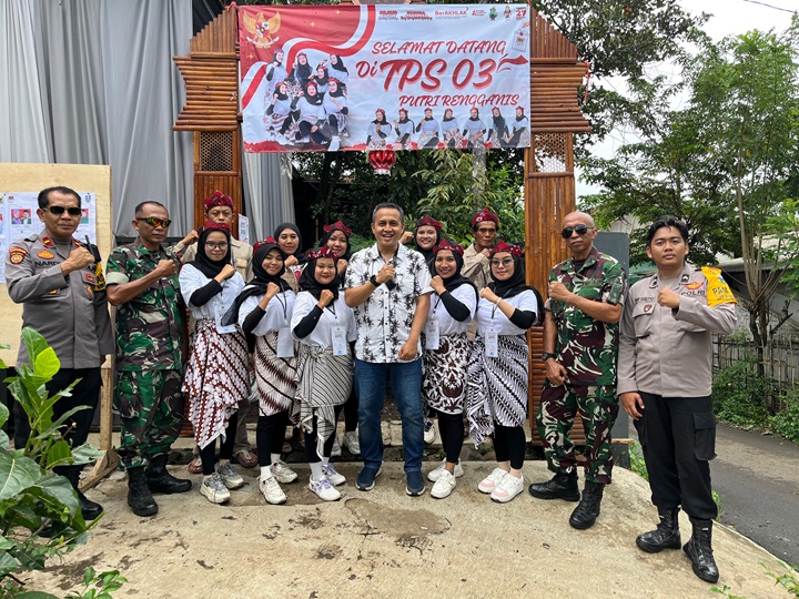 GEMBIRA: Sejumlah pihak penyelenggara Pilkada Serentak 2024.
