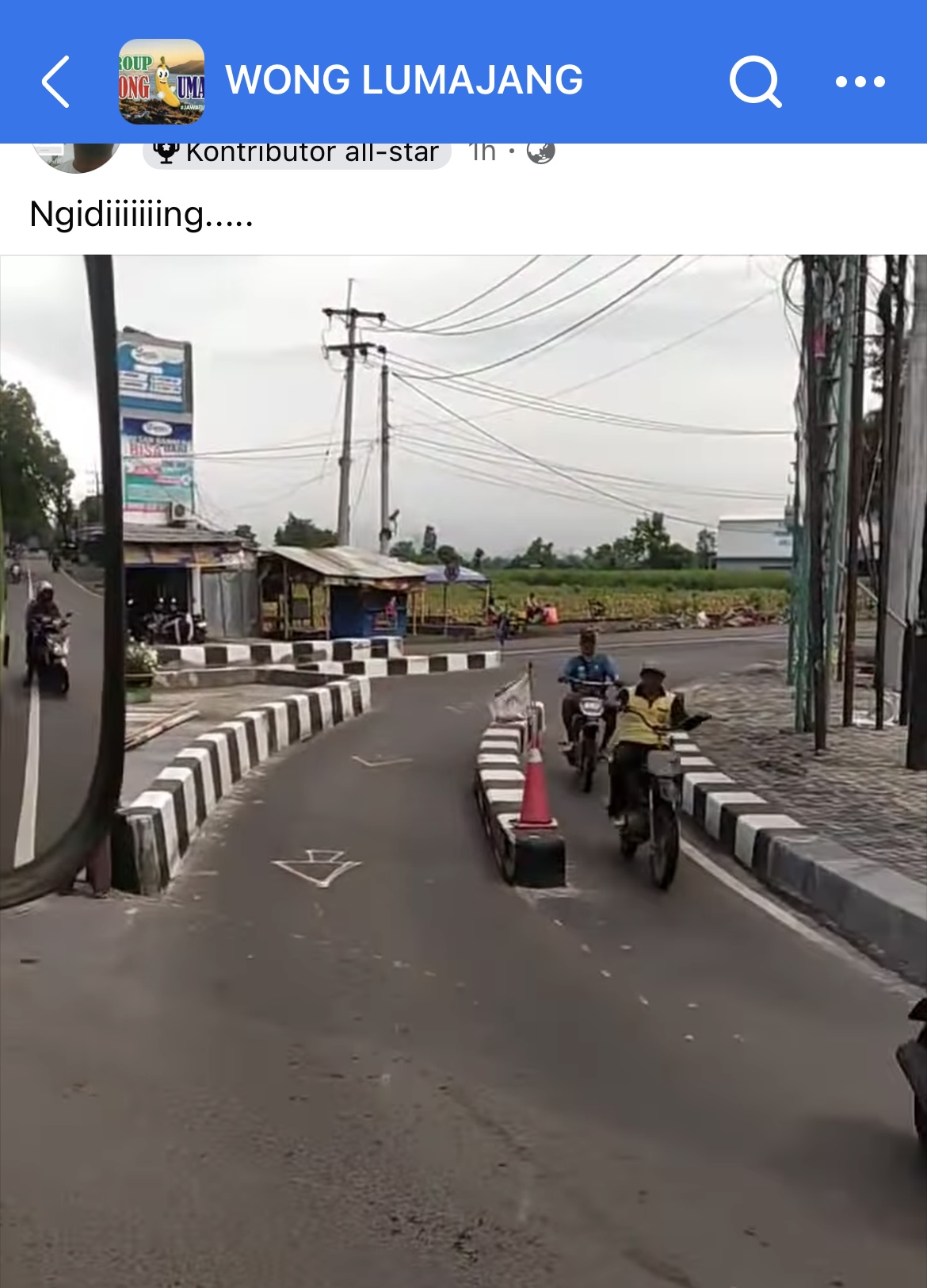 Unggahan warganet soal pro-kontra simpang tiga Tukum-JLT Lumajang