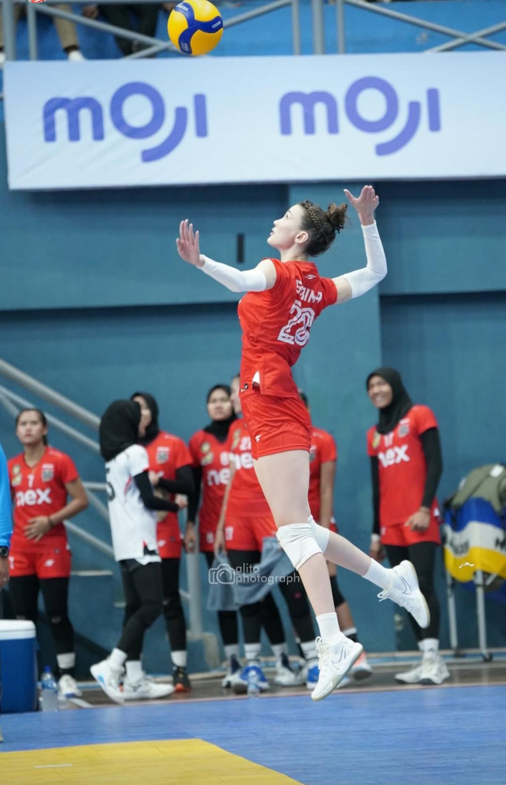 Sabina Saat membela Yogya Falcons Sumber : Instagram Sabina