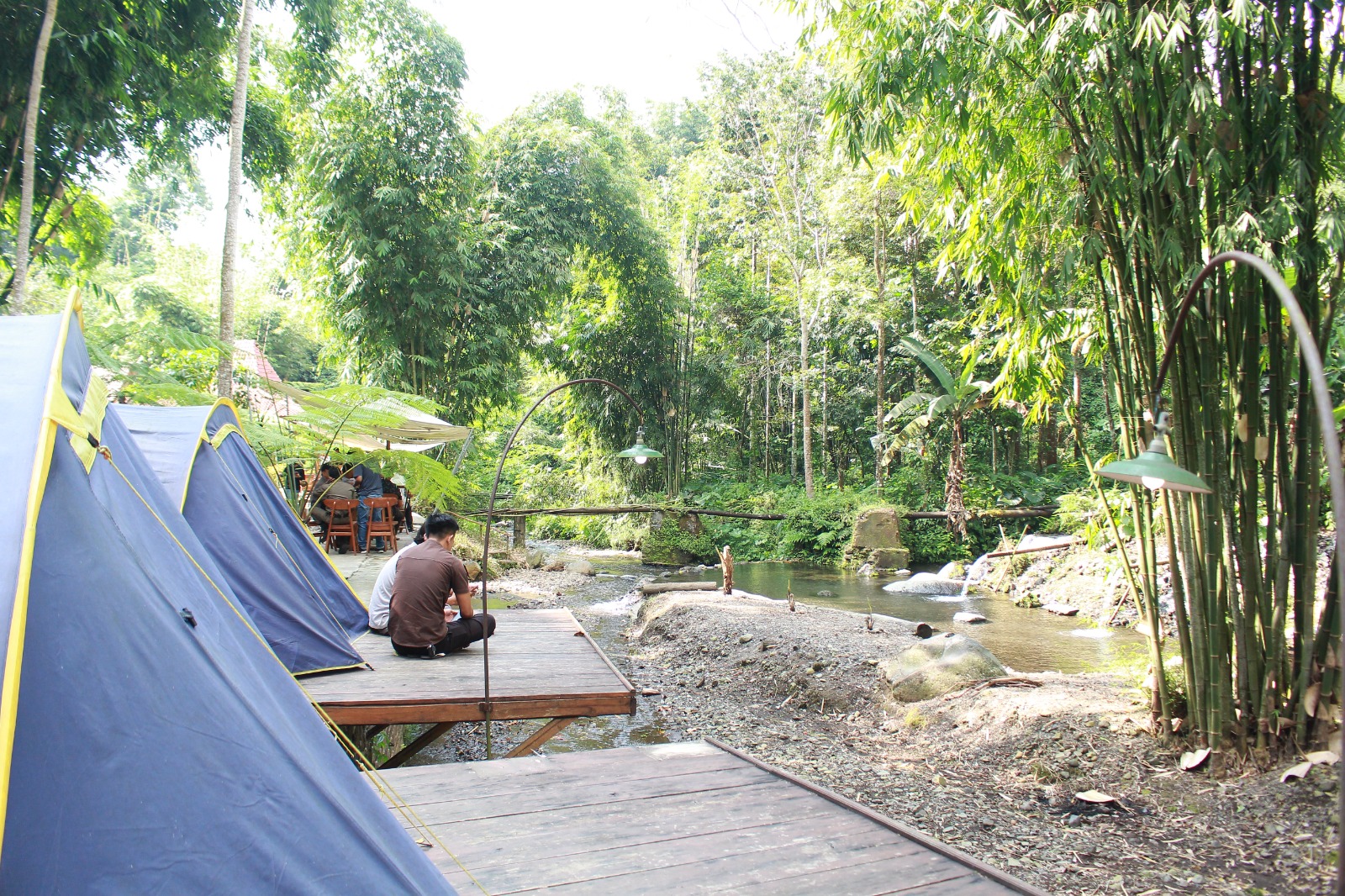 NYAMAN CAMPING: Wisata Teduh Glamping jadi wisata desa yang paling banyak dikunjungi pada tahun 2024.