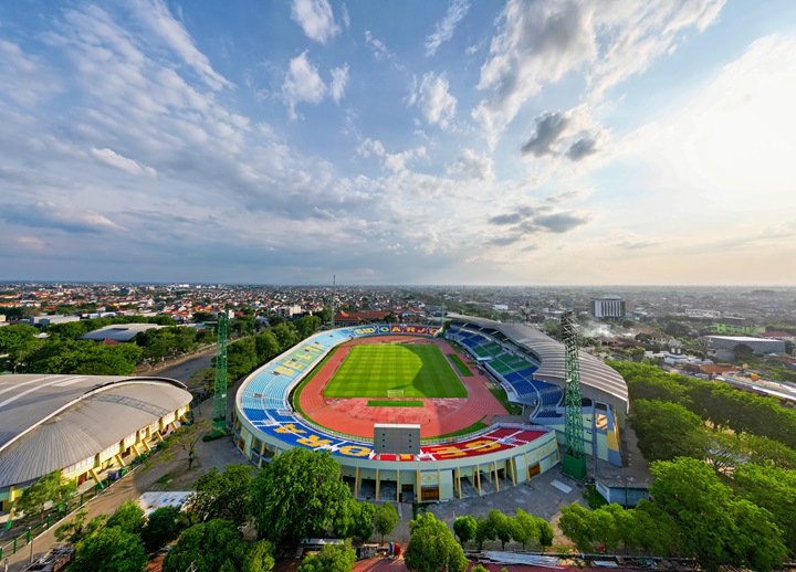 Potret Stadion Gelora Delta Sidoarjo dari udara (DOK WEBSITE DIJTEN CIPTA KARYA)