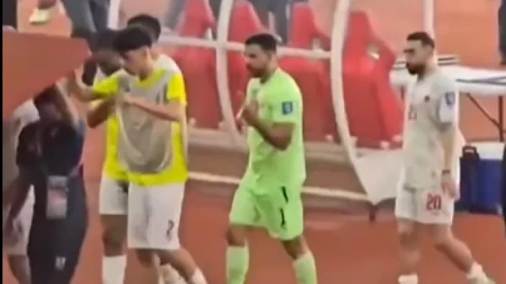 Tangkapan Layar Kiper Bahrain