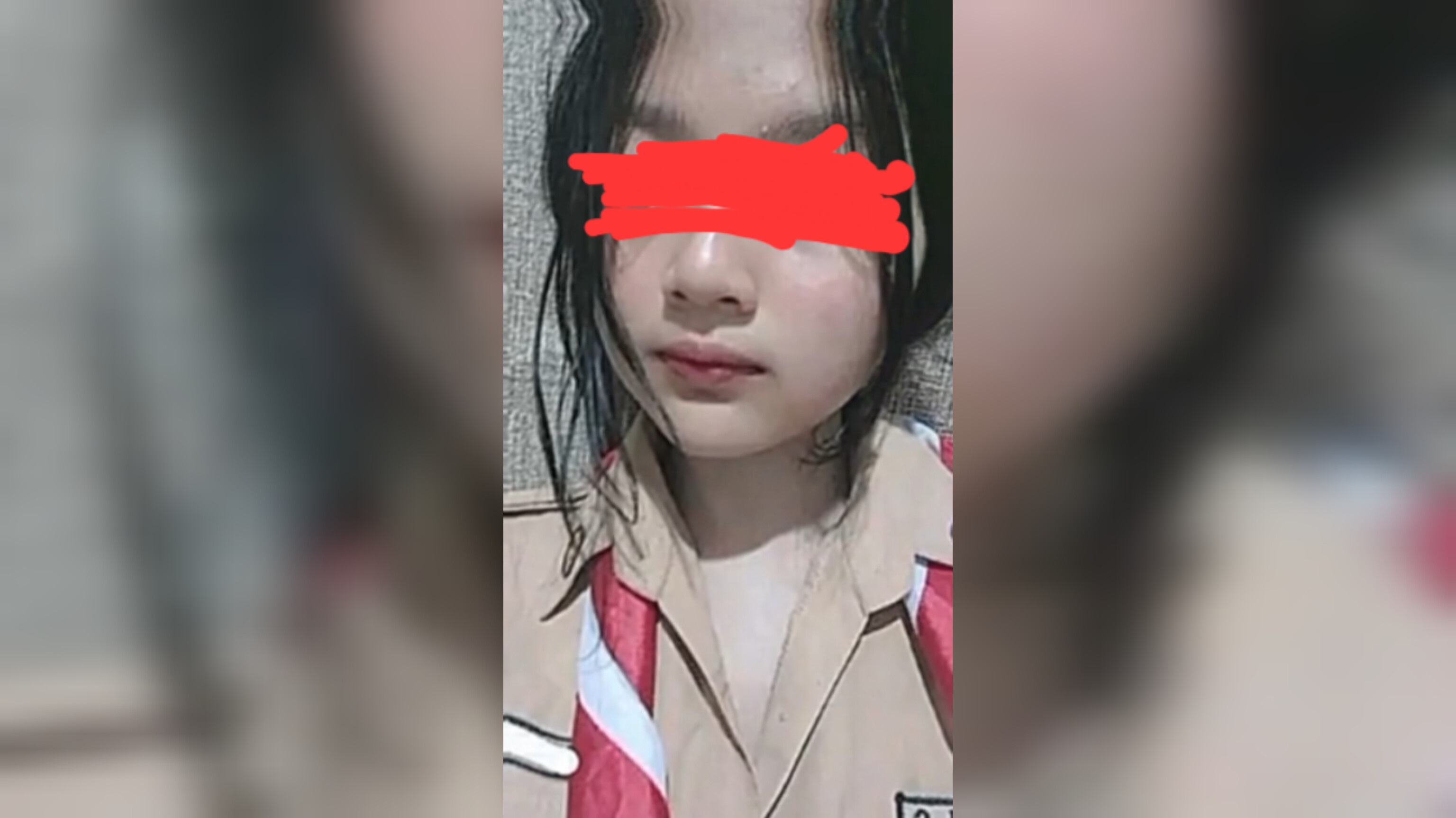 Calla berpakaian baju pramuka. [Tangkapan layar/TikTok]