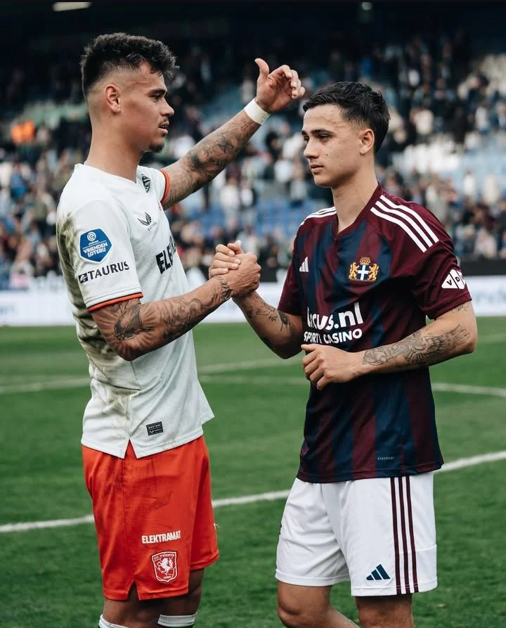 Mees Hilgers (kiri) dan Eliano Reijnders (kanan)
