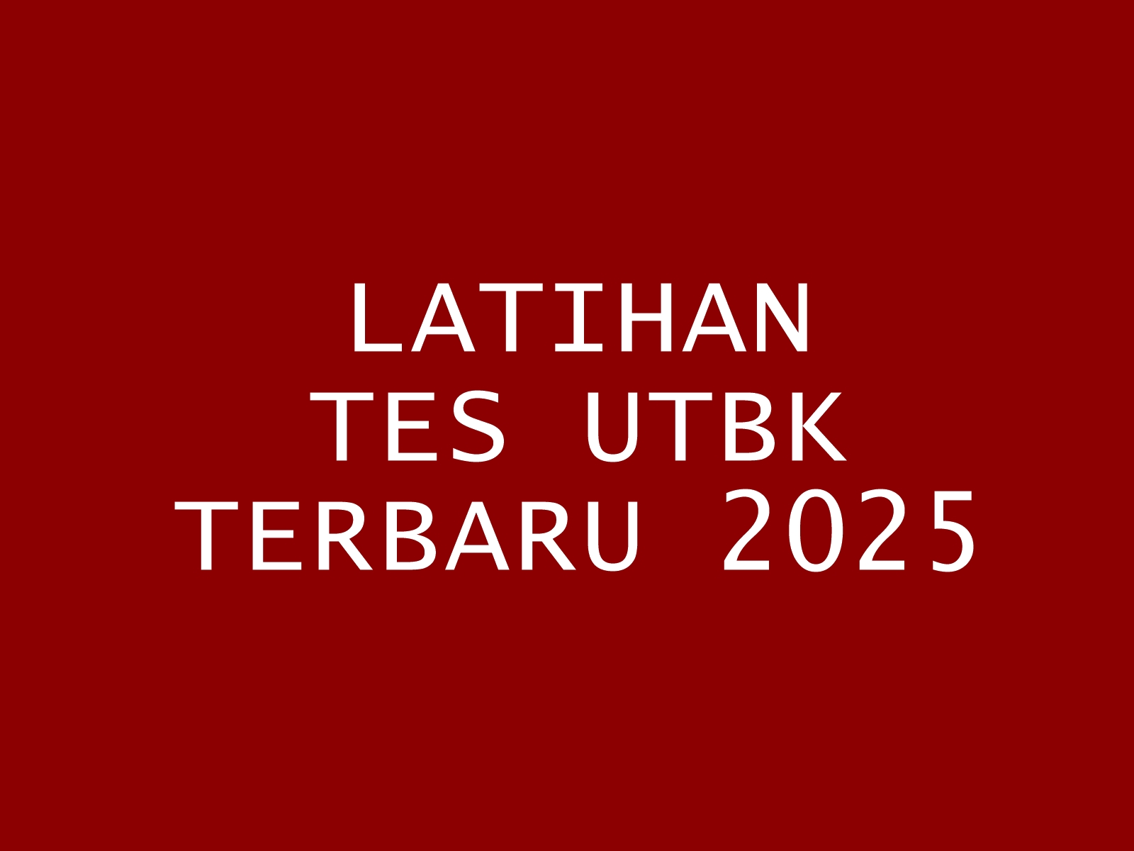 Latihan Soal TPA UTBK 2025: Pola Bilangan, Aljabar, dan Penalaran