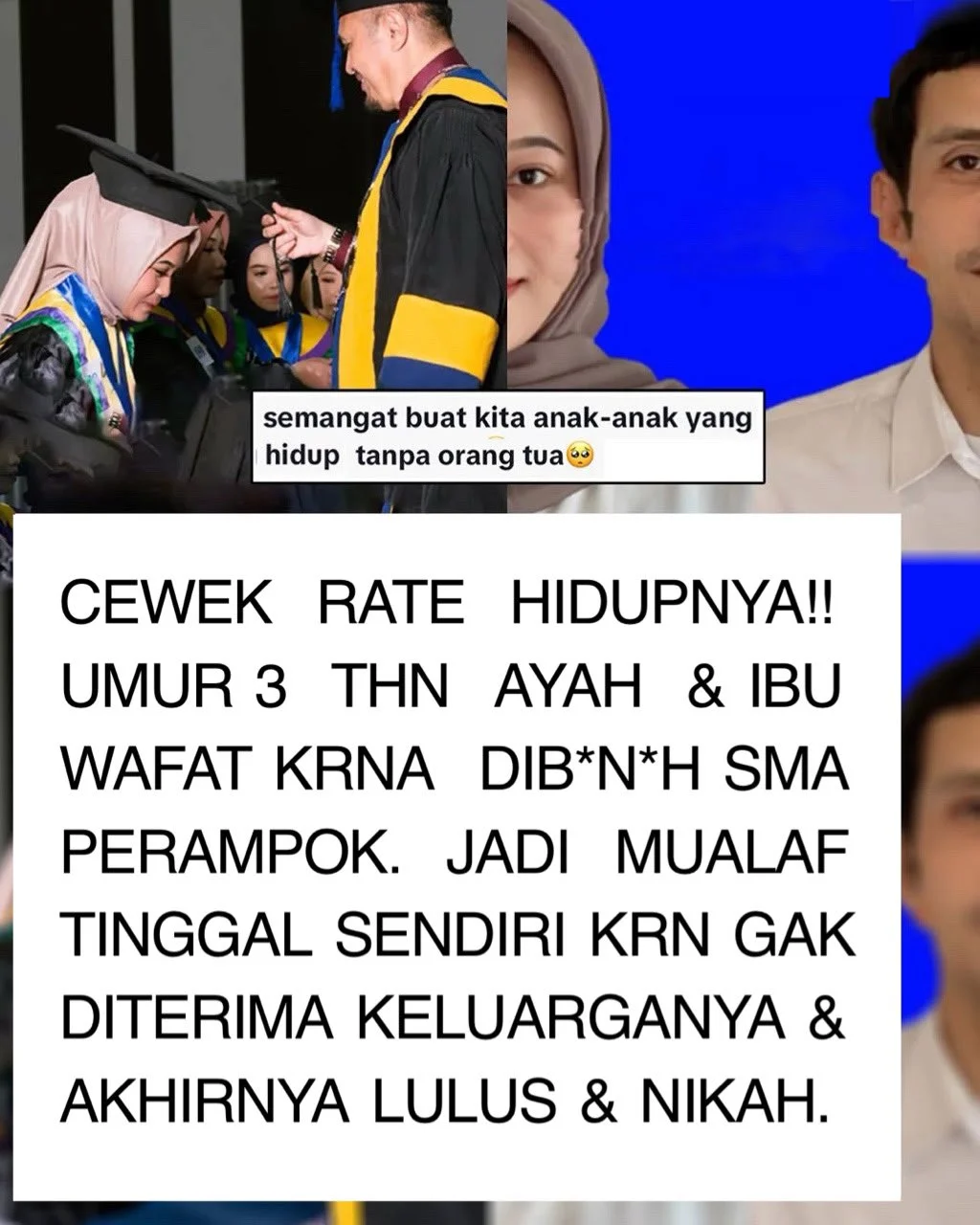 Kisah Pilu Anak Yatim Piatu Mualaf yang Dijauhi Keluarga dan Lingkungan Sekitar