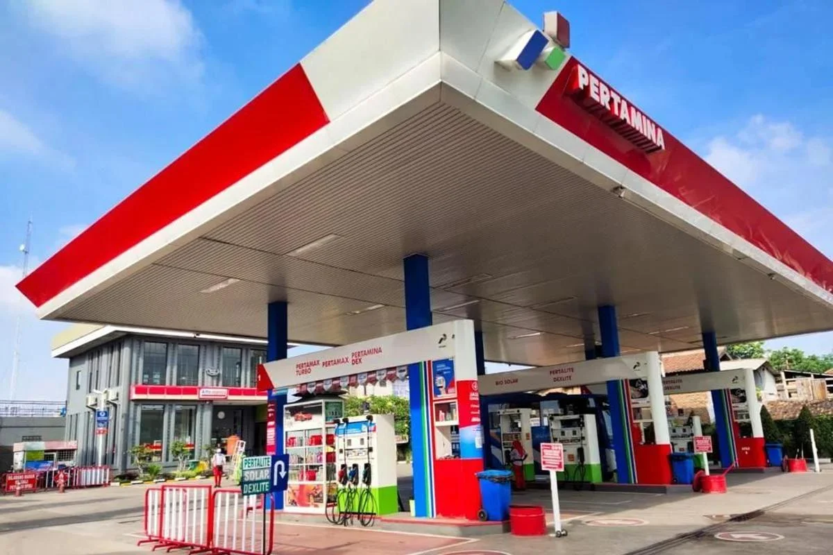 Foto salah satu SPBU Pertamina
