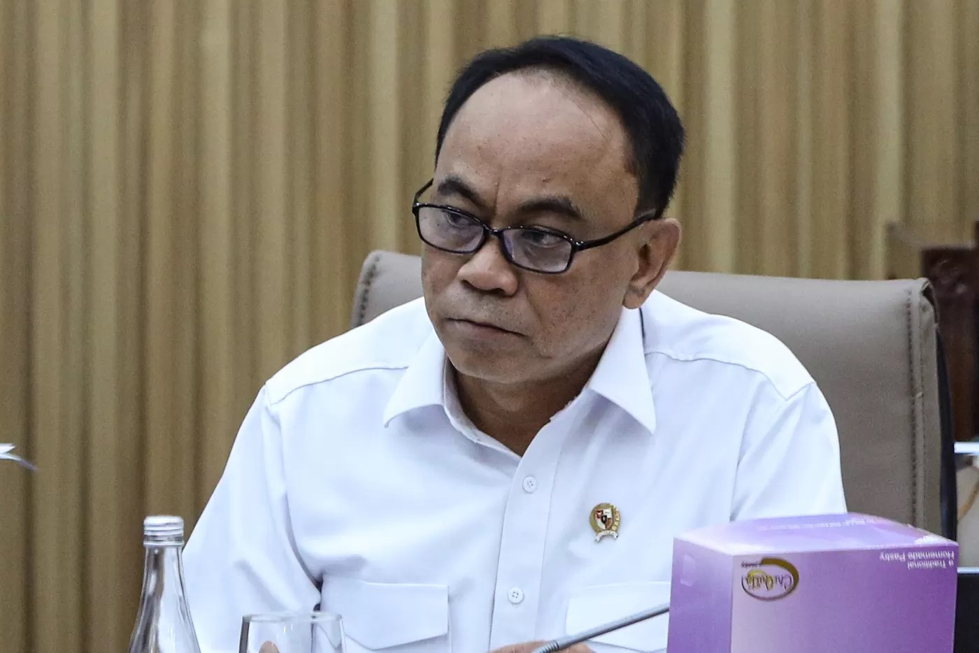 Budi Arie Setiadi, Menteri Koperasi (Menkop) Republik Indonesia mengungkap tiga musuh Koperasi Merah Putih. (Foto: Salman Toyibi/Jawa Pos)