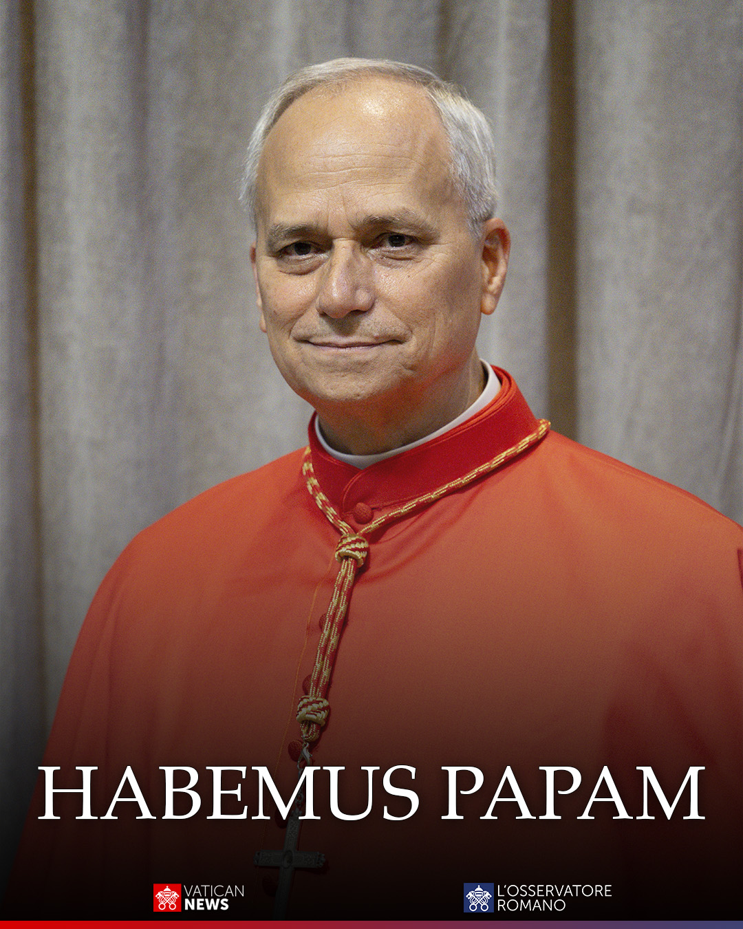 Robert Francis Prevost atau Paus Leo XIV, Pemimpin Baru Umat Katolik Dunia. (Instagram @vaticannews)