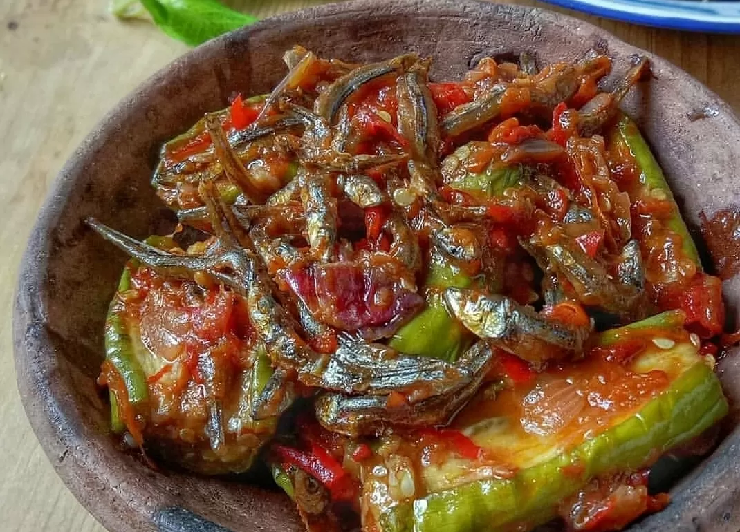 Resep Sayur Terong Ikan Teri