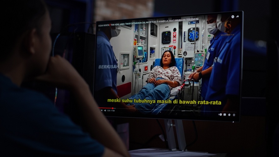 DALAM PENCARIAN: Video PMI yang disebut asal Jember ditemukan dalam peti es, dalam kondisi hidup, di Vietnam. (YULIO FA/RADAR JEMBER)