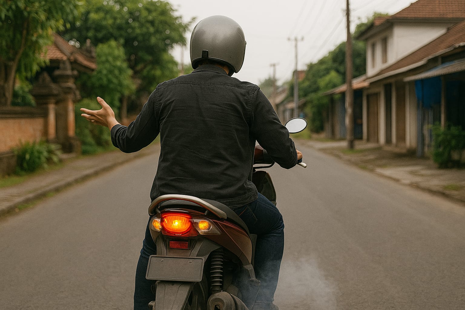 Ilustrasi kendala motor matic. (AI)