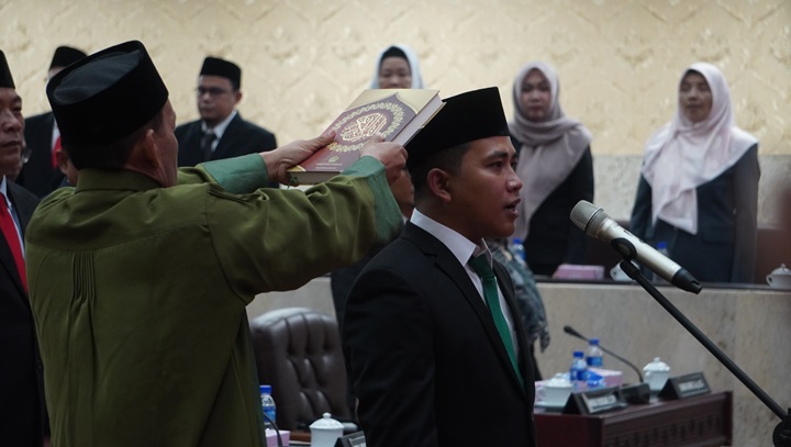 Nurhuda Candra Hidayat sebagai Pengganti Antar Waktu Anggota Dewan Perwakilan Rakyat Daerah Kabupaten Jember