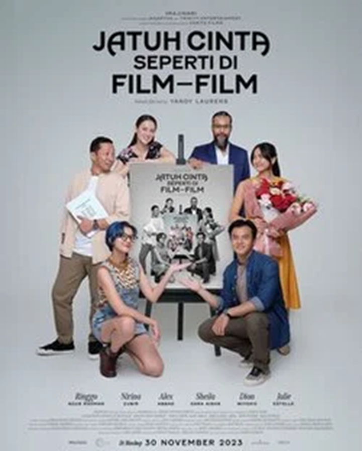 Sinopsis Film Jatuh Cinta Seperti di Film-Film (2023), Kisah Cinta Ringgo yang Tak Sengaja Jadi Cerita dalam Film