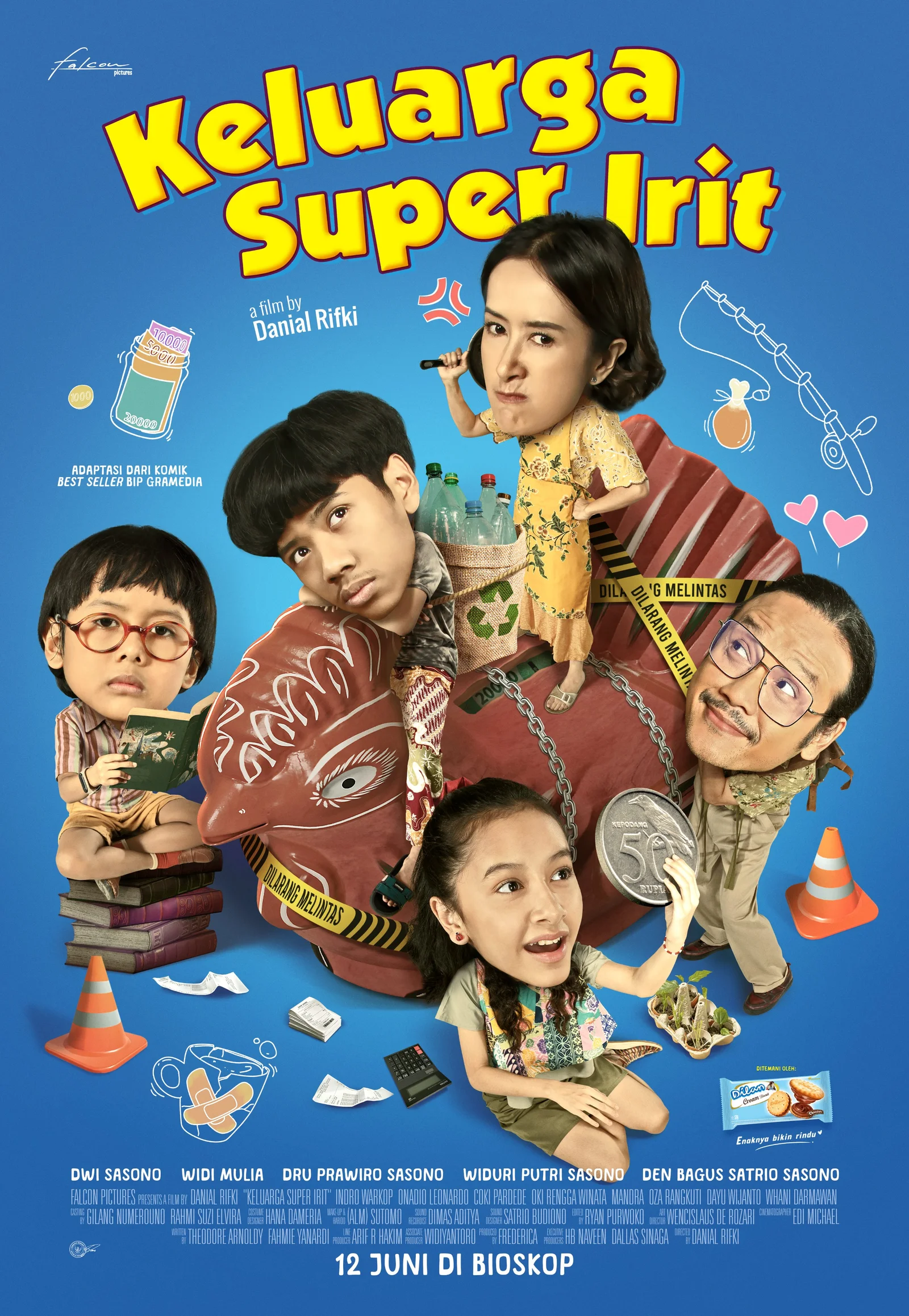 Ini Sinopsis Film: Dwi Sasongko Sekeluarga Main Disini! Keluarga Super Irit (2025) Komedi Keluarga Irit