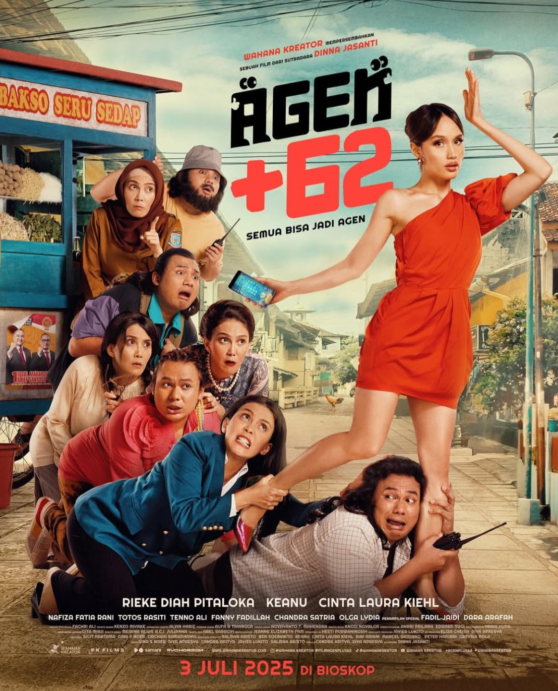 Segera Tayang! Poster Film Agen +62 (Instagram @filmagenplus62)