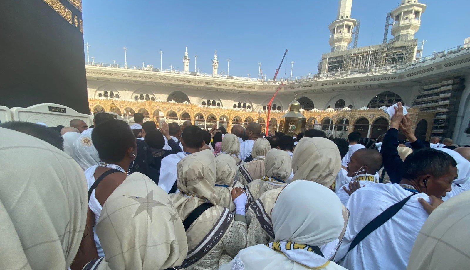 Proses pelaksanaan Haji di Makkah berlangsung khusuk dan diikuti ribuaan jamaah.
