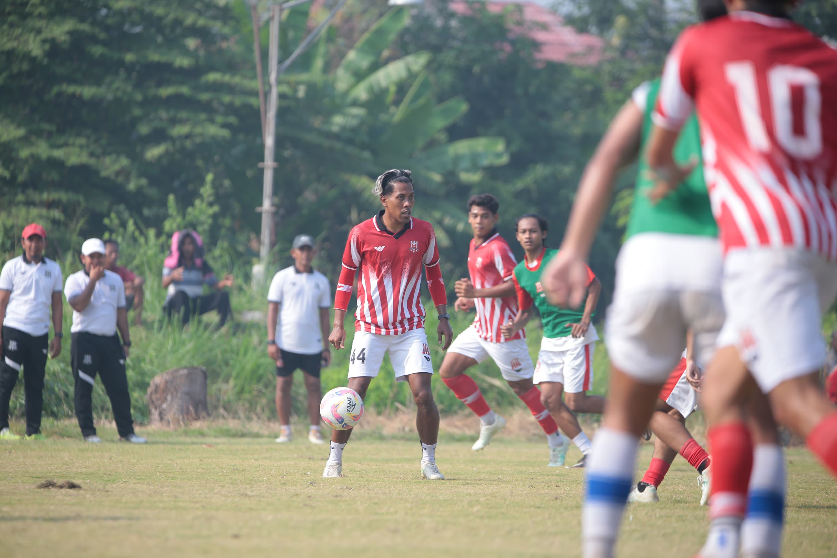 Pemain Deltras sudah memulai latihan perdana dan uji tanding dengan beberapa klub lokal. (DOK OFFICIAL MEDIA DELTRAS)