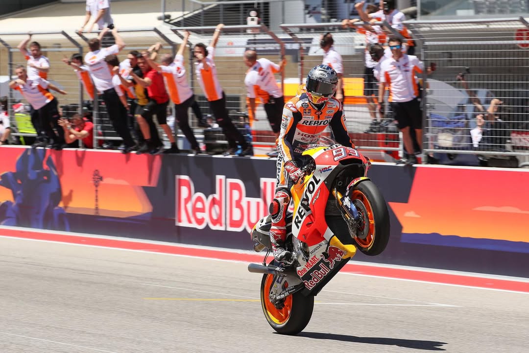 Marc Marquez ketika masih mebalap untuk tim Repsol Honda.