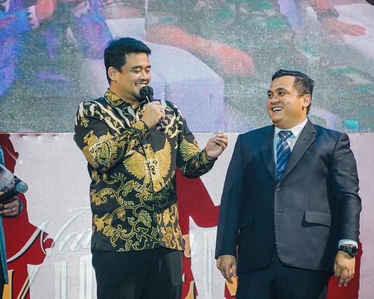 Gubernur Sumur Bobby Nasution saat bersama Topan Ginting (Foto. Instagram Topan Ginting)