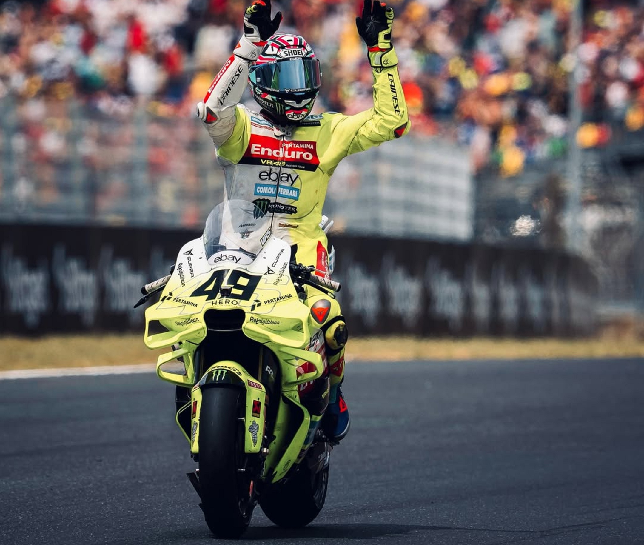 Fabio Di Giannantonio mengaku antusias jika bisa satu garasi dengan Marc Marquez.