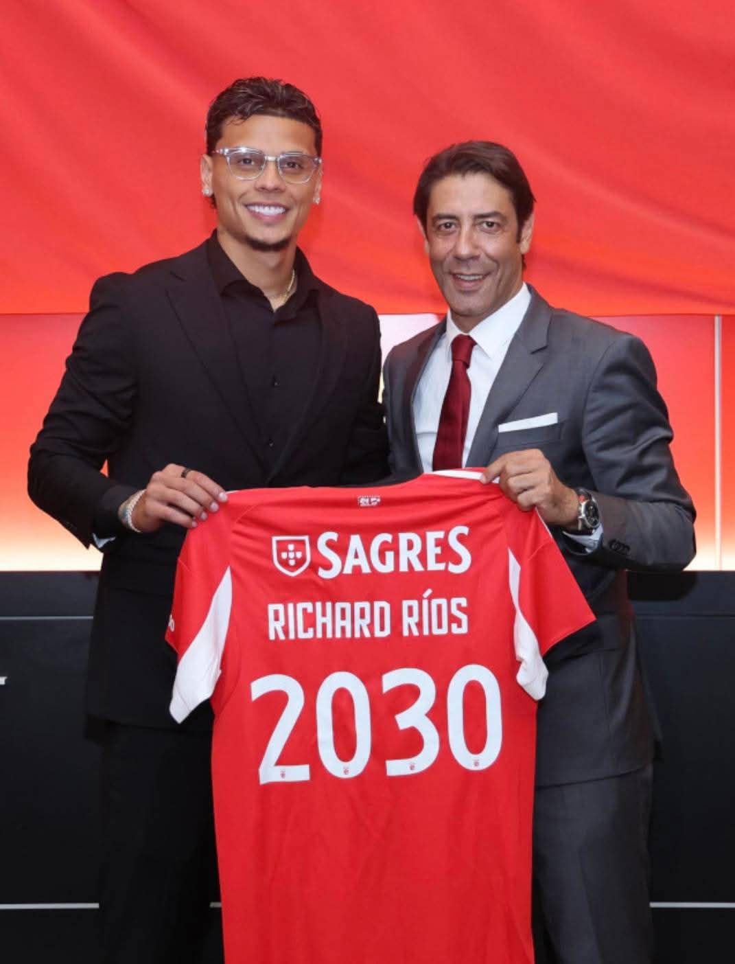 Richard Rios resmi gabung ke Benfica, usai dirumorkan merapat ke AS Roma
