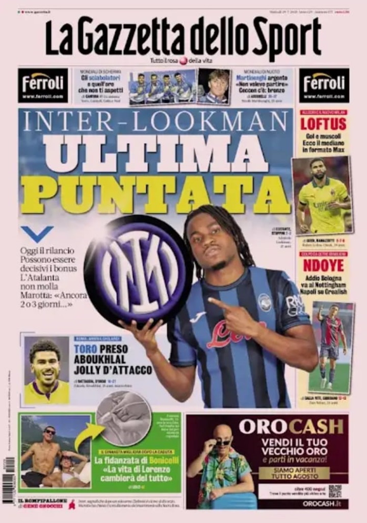 Source La Gazetta Dello Sports