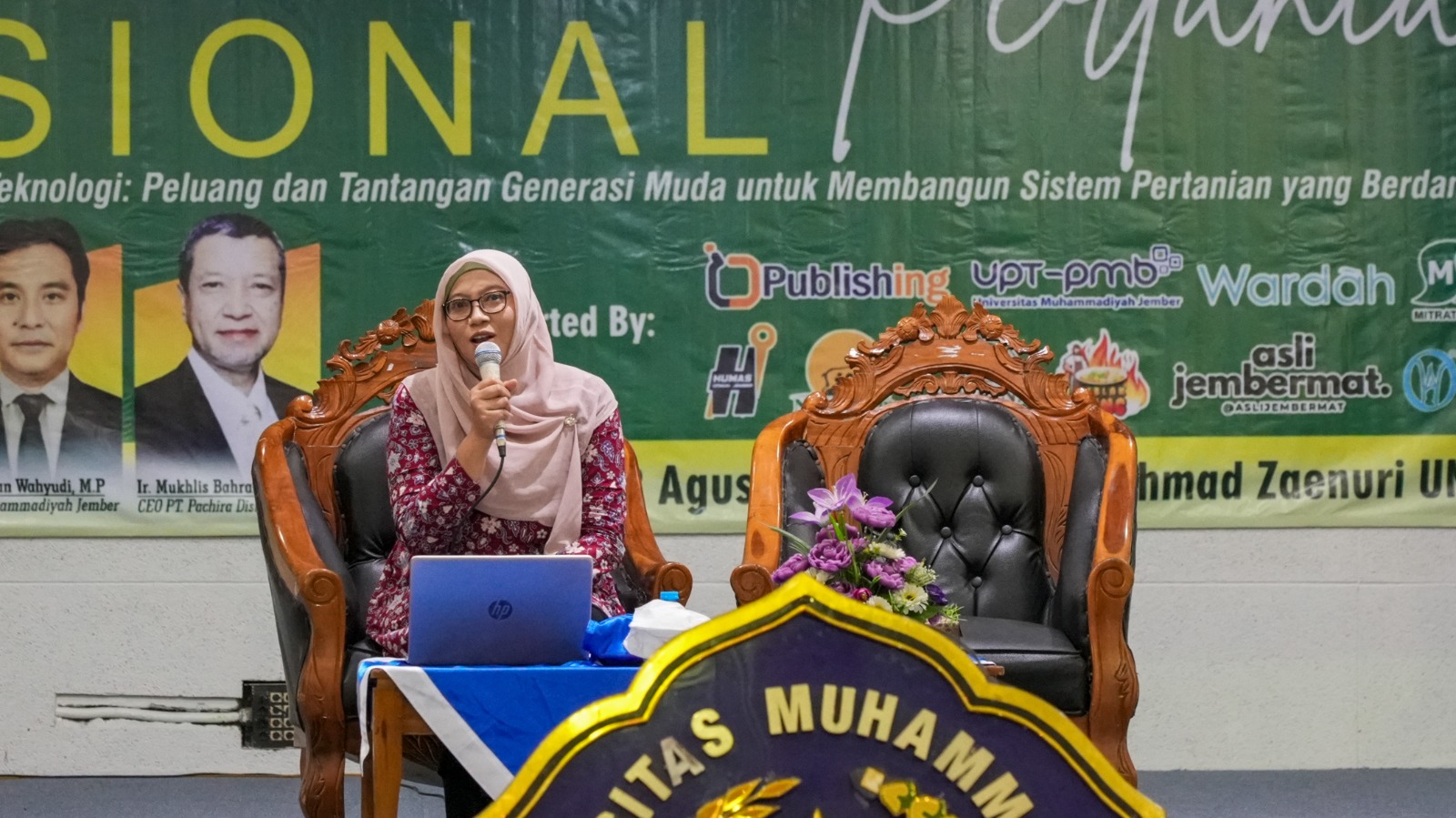 SEMINAR NASIONAL: Kegiatan Semartani yang digelar oleh Fakultas Pertanian Unmuh Jember.