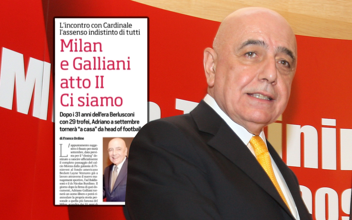 adriano galliani resmi tak kembali ke AC Milan