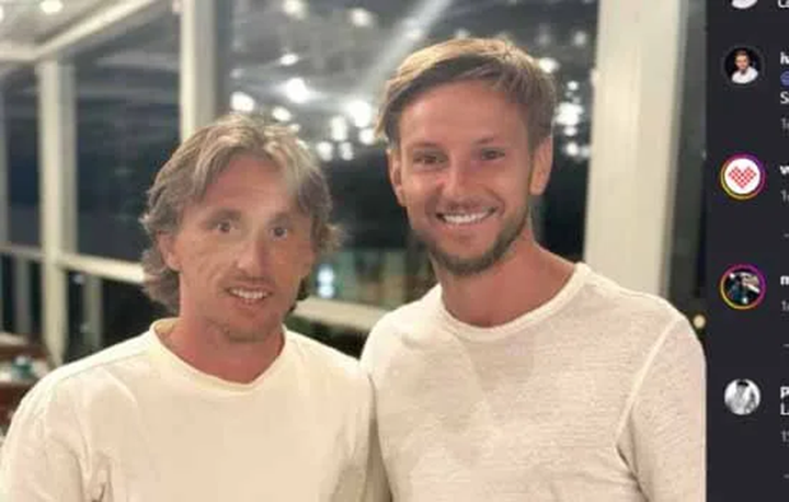 Luka Modric dan Ivan Rakitic