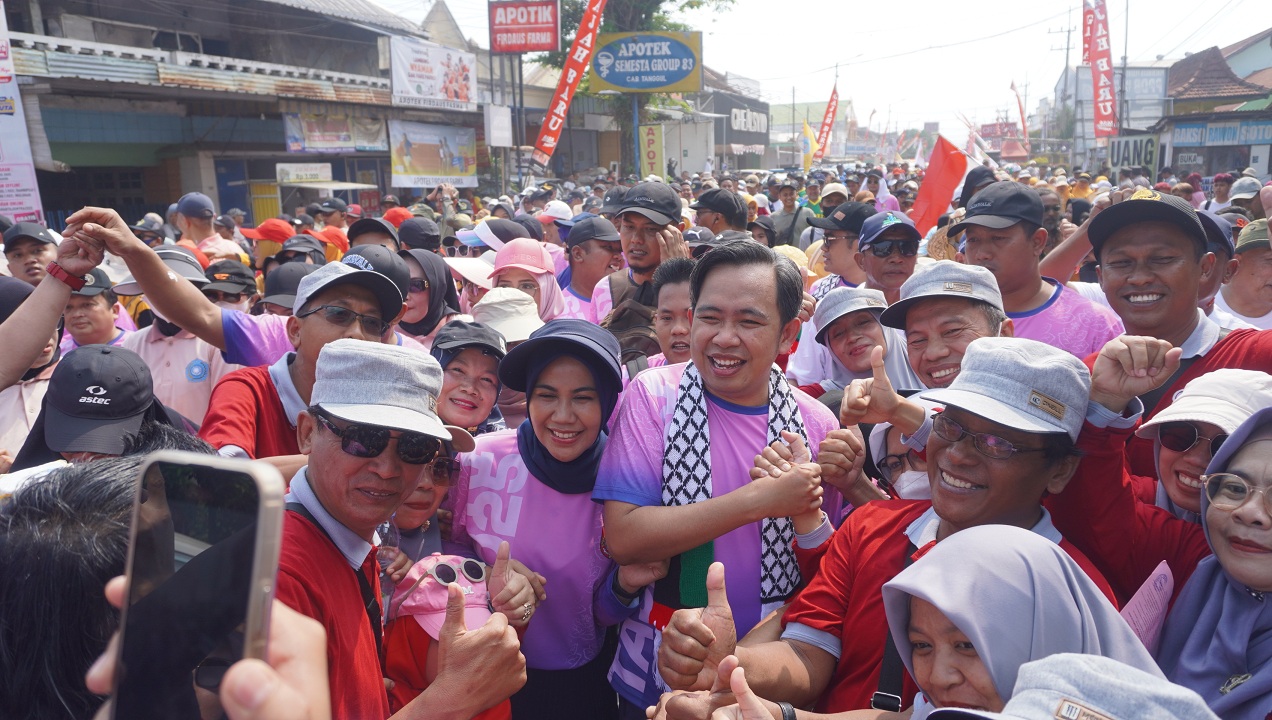 EKSPRESIF: Luapan kegembiraan menyelimuti setiap langkah puluhan ribu peserta Tajemtra 2025, Sabtu (23/8).