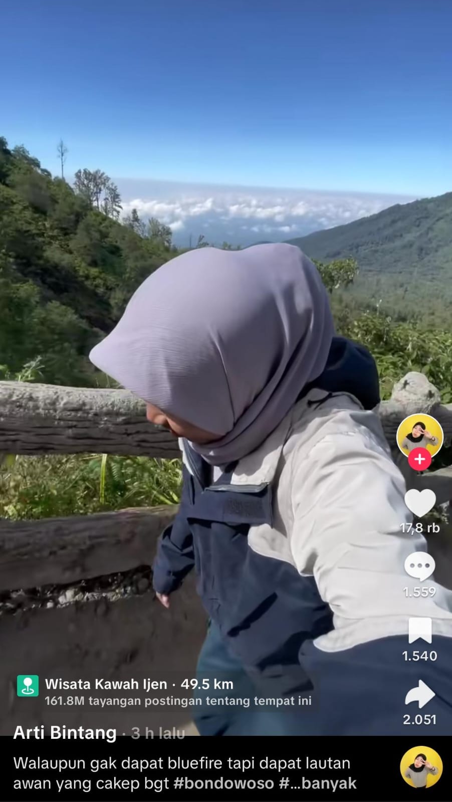 UNGGAHAN TERAKHIR : Postingan salah satu korban kecelakaan Maut yang di banjiri komentar belasungkawa  (Tiktok Arti Bintang)