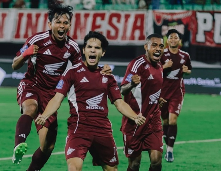 Pemain PSM Saat Selebrasi (DOK FB OFFICIAL PSM)