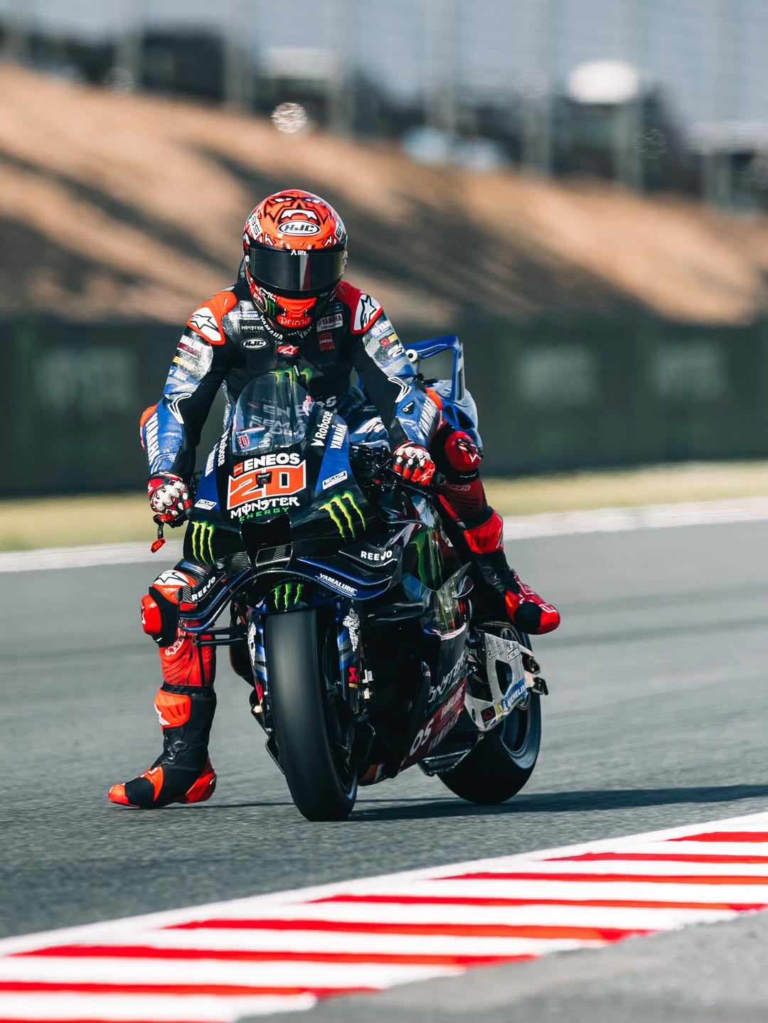 Fabio Quartararo di Sirkuit Motegi, Jepang, pekan lalu.