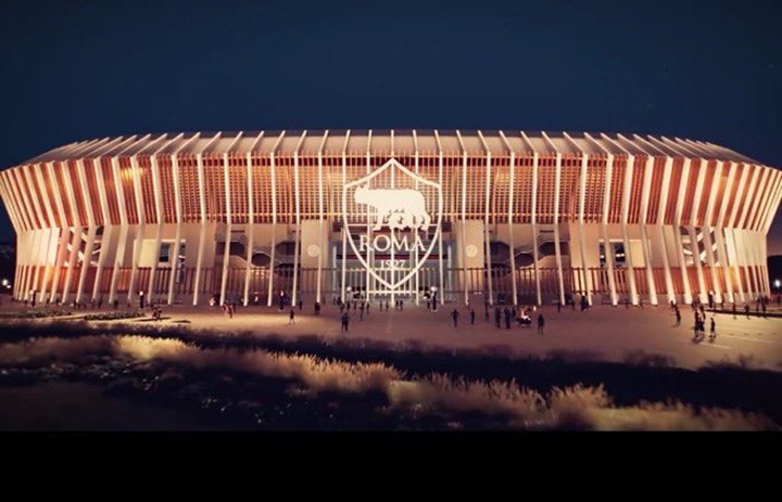 Grand Desain Stadion Baru AS Roma
